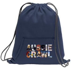 Aussie Crawl Australian Crawl Sweatshirt Cinch Pack Bag