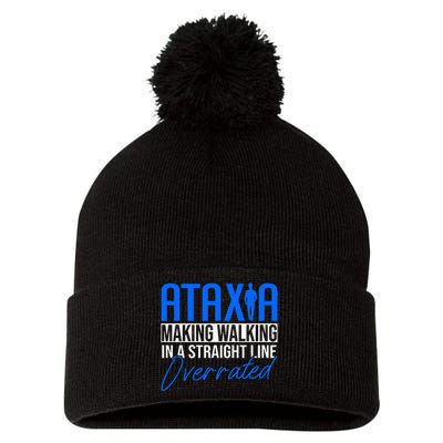 Ataxia Cerebellar Ataxia Pom Pom 12in Knit Beanie