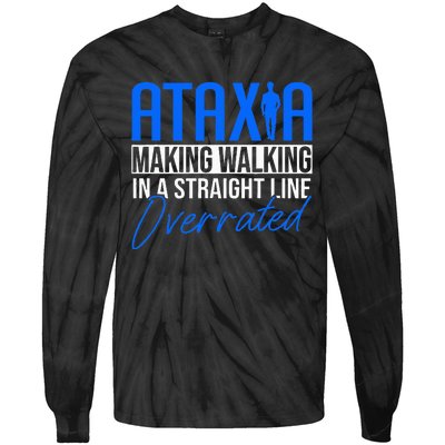 Ataxia Cerebellar Ataxia Tie-Dye Long Sleeve Shirt