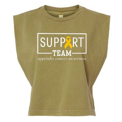 Appendix Cancer Awareness Support Team Garment-Dyed Women's Muscle Tee