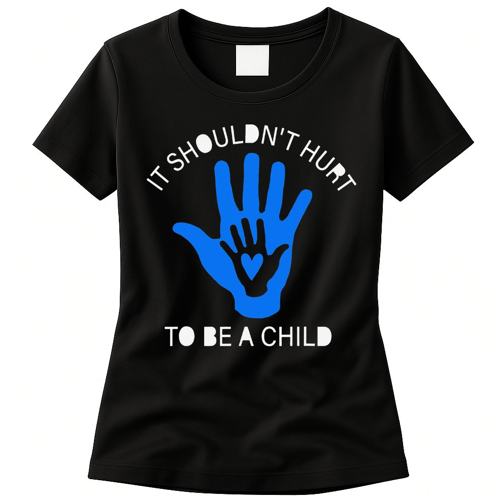 April Child Abuse Prevention Month Stand Up For Children Womens T-Shirt