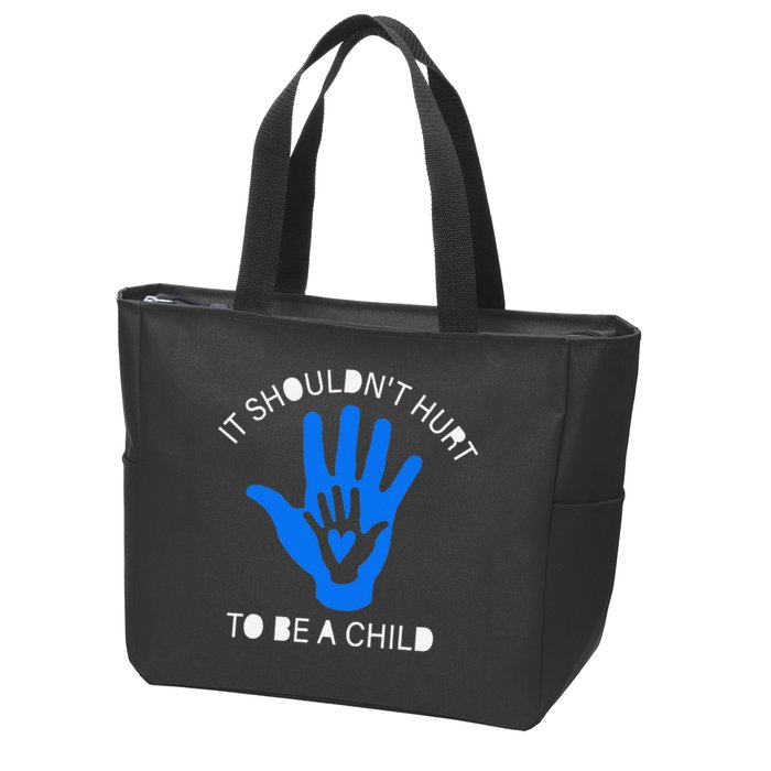 April Child Abuse Prevention Month Stand Up For Children Zip Tote Bag