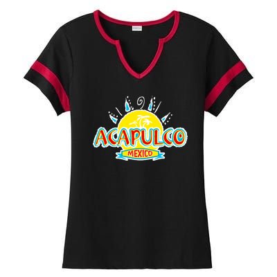 Acapulco Ladies Halftime Notch Neck Tee