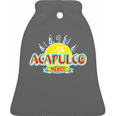 Acapulco Ceramic Bell Ornament