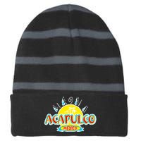 Acapulco Striped Beanie with Solid Band