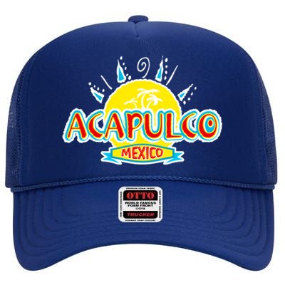 Acapulco High Crown Mesh Back Trucker Hat