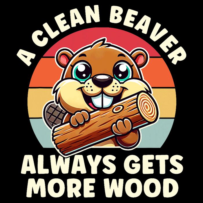 A Clean Beaver Always Gets More Wood Adult Humor Womens Tank Top