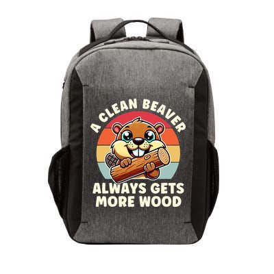 A Clean Beaver Always Gets More Wood Adult Humor Vector Backpack