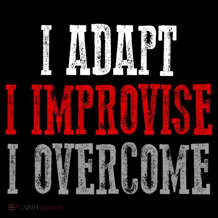 Awesome Confident Bold I Adapt I Improvise I Overcome Gift Cooling Performance Long Sleeve Crew