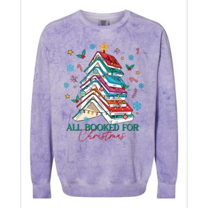 Acotar Christmas Books Colorblast Crewneck Sweatshirt