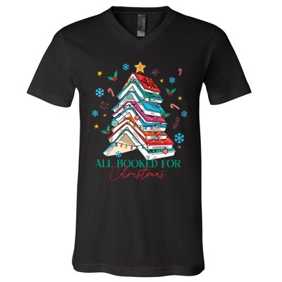 Acotar Christmas Books V-Neck T-Shirt