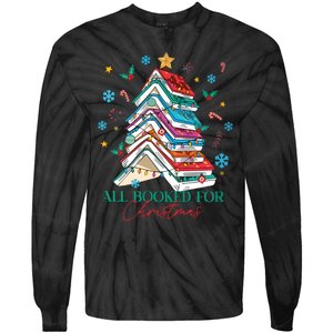 Acotar Christmas Books Tie-Dye Long Sleeve Shirt