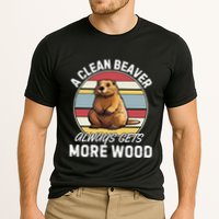 A Clean Beaver Always Gets More Wood Cooling Performance Crew T-Shirt