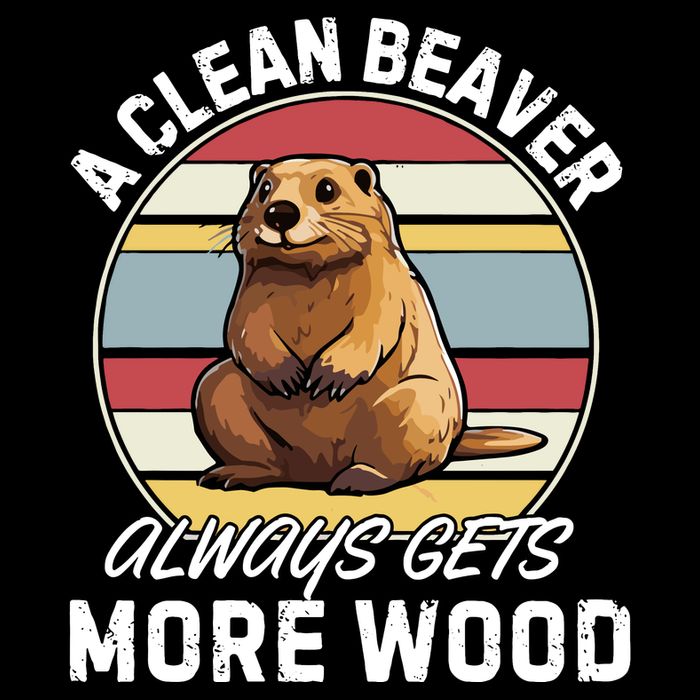 A Clean Beaver Always Gets More Wood Cooling Performance Crew T-Shirt