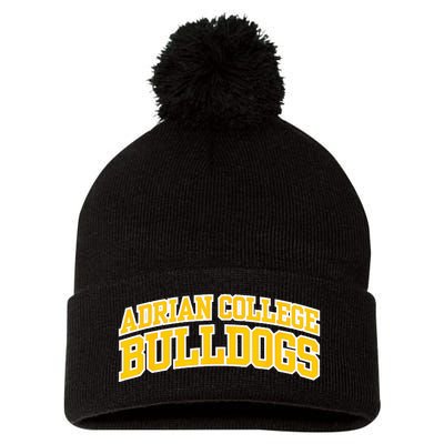 Adrian College Bulldogs Pom Pom 12in Knit Beanie