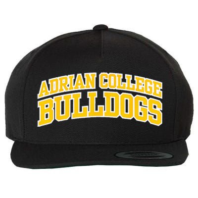 Adrian College Bulldogs Wool Snapback Cap