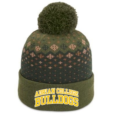 Adrian College Bulldogs The Baniff Cuffed Pom Beanie