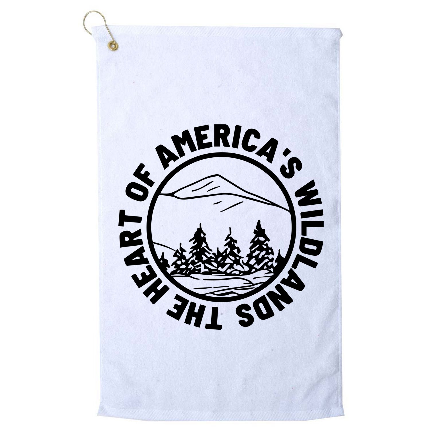 Aesthetic Christian Brown Jesus Bible Verse Church Golf Towel