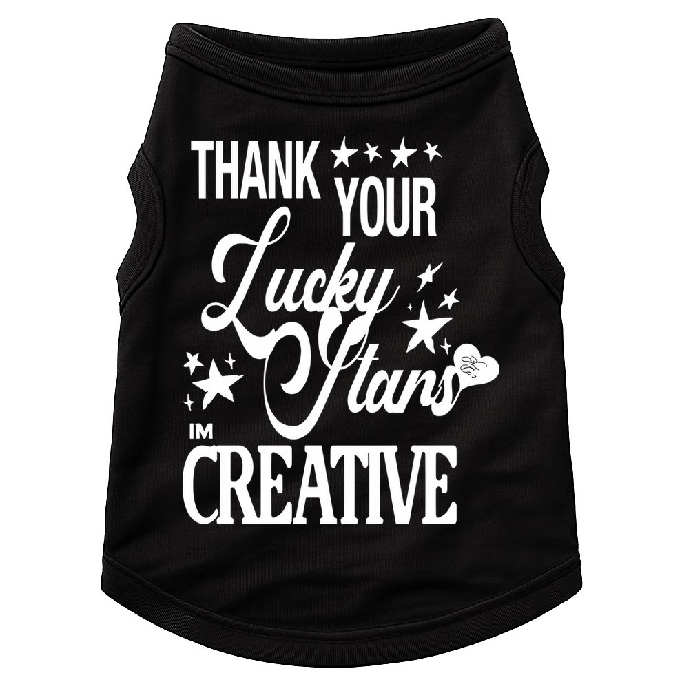Alessia Cara Black Dead Man Thank You Lucky Stars Im Creative Doggie Tank