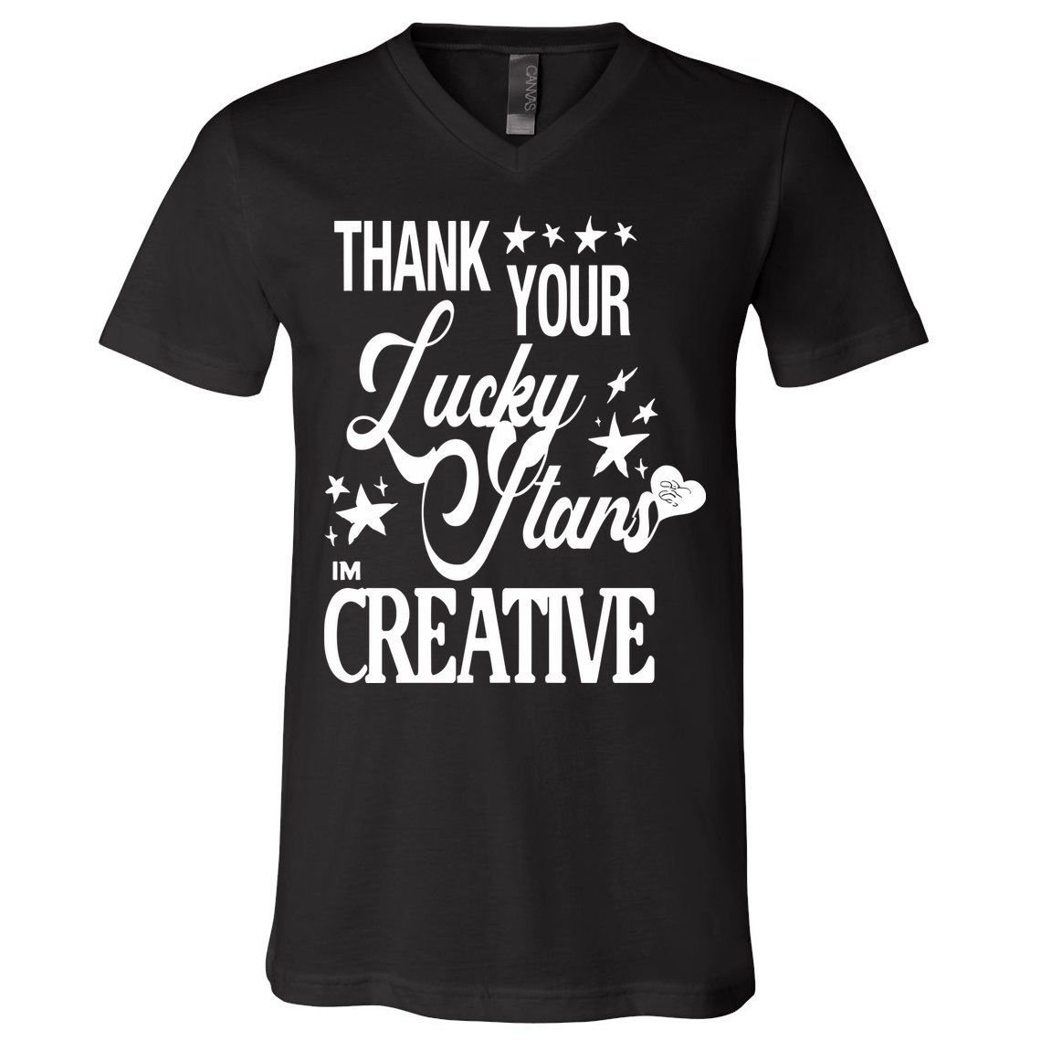 Alessia Cara Black Dead Man Thank You Lucky Stars Im Creative V-Neck T-Shirt