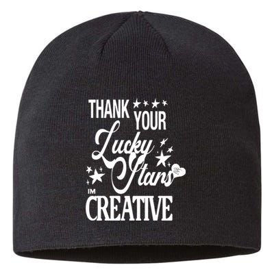 Alessia Cara Black Dead Man Thank You Lucky Stars Im Creative Sustainable Beanie