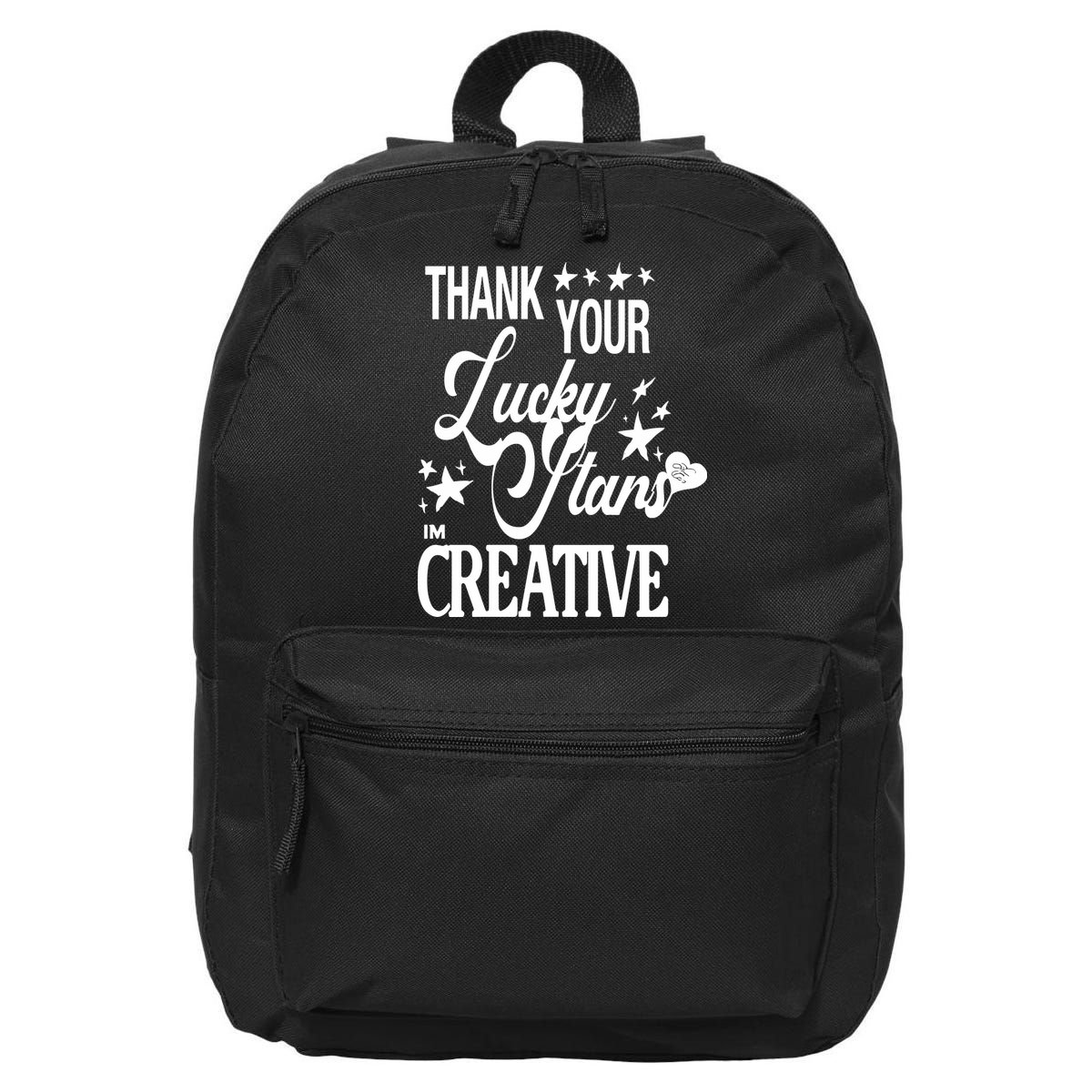 Alessia Cara Black Dead Man Thank You Lucky Stars Im Creative 16 in Basic Backpack