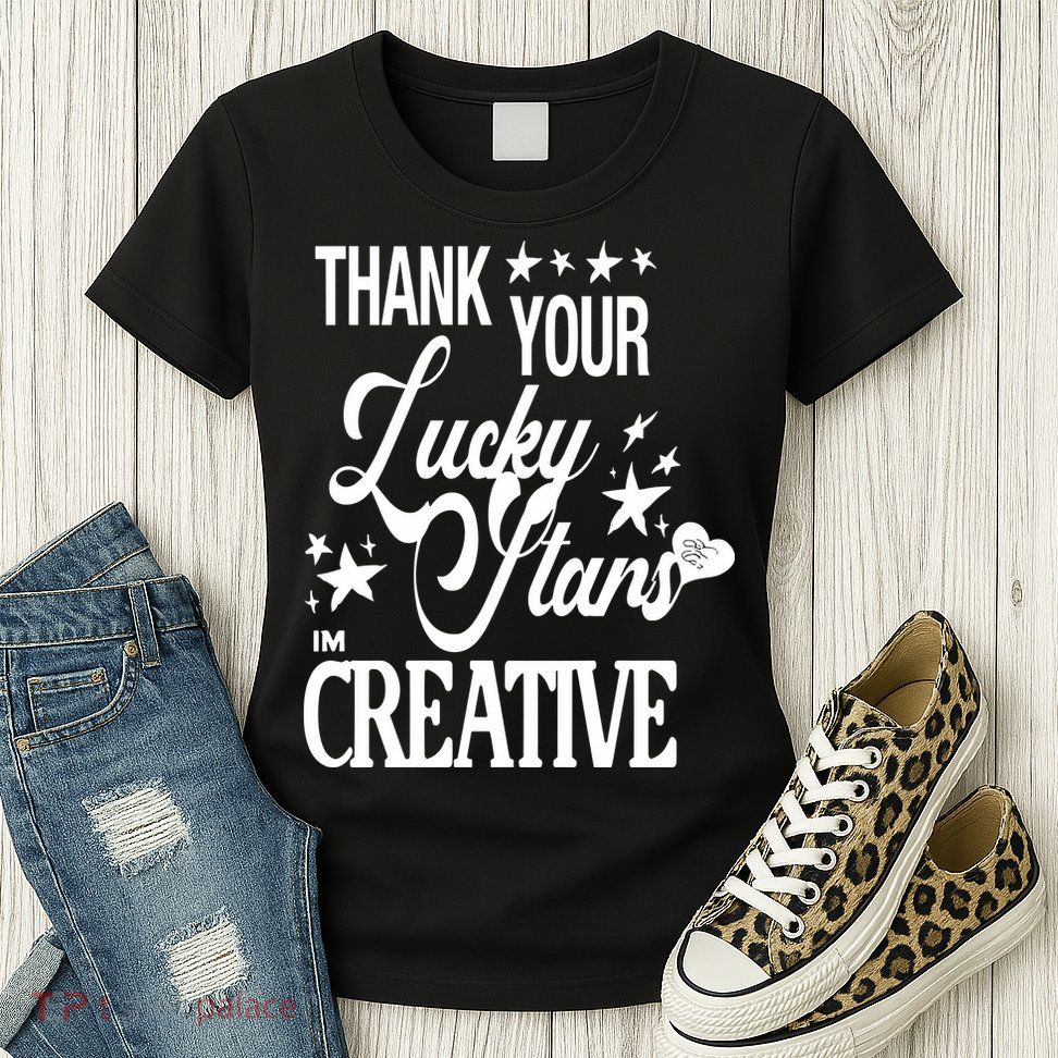 Alessia Cara Black Dead Man Thank You Lucky Stars Im Creative Womens T-Shirt