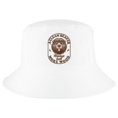 A Clean Beaver Always Gets More Wood Graphic Funny Raunchy Cool Comfort Performance Bucket Hat