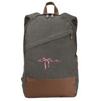 Amen Coquette Bow Cotton Canvas Backpack