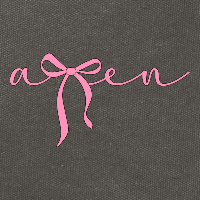 Amen Coquette Bow Cotton Canvas Backpack