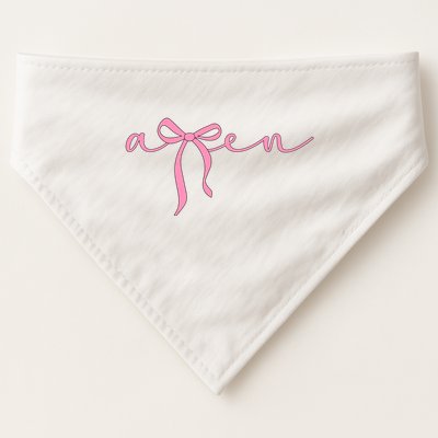 Amen Coquette Bow USA-Made Doggie Bandana