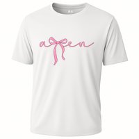 Amen Coquette Bow Cooling Performance Crew T-Shirt