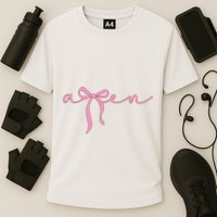 Amen Coquette Bow Cooling Performance Crew T-Shirt