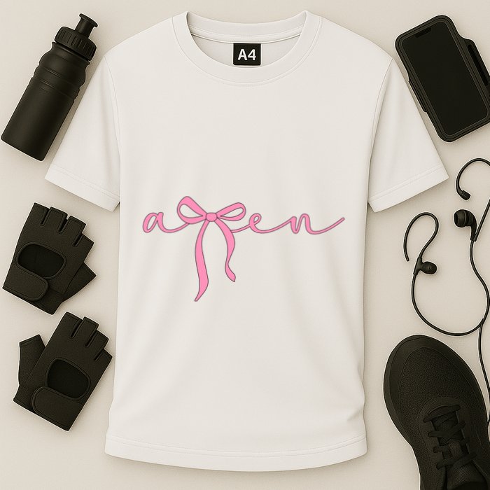 Amen Coquette Bow Cooling Performance Crew T-Shirt