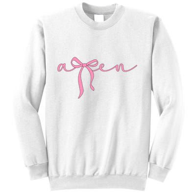 Amen Coquette Bow Sweatshirt