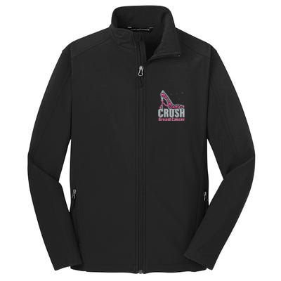 Awesome Crush Breast Cancer Gift A Bling Shoes Gift Core Soft Shell Jacket