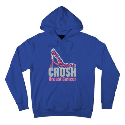 Awesome Crush Breast Cancer Gift A Bling Shoes Gift Hoodie