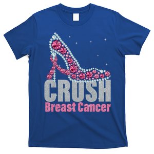 Awesome Crush Breast Cancer Gift A Bling Shoes Gift T-Shirt