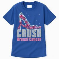 Awesome Crush Breast Cancer Gift A Bling Shoes Gift Tall T-Shirt