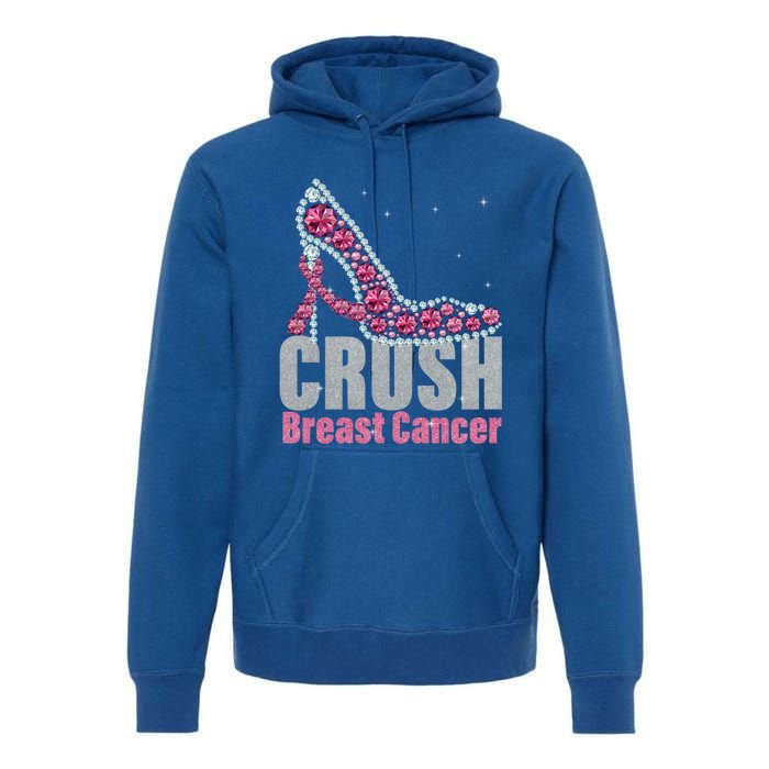 Awesome Crush Breast Cancer Gift A Bling Shoes Gift Premium Hoodie