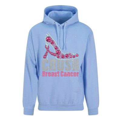 Awesome Crush Breast Cancer Gift A Bling Shoes Gift Unisex Surf Hoodie