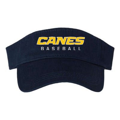 As Canes Baseball Sports Valucap Bio-Washed Visor