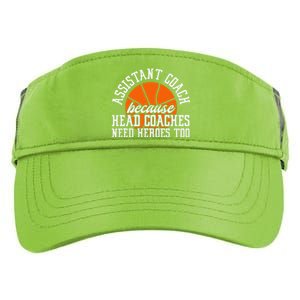 Assistant Coach Because Head Coaches Need Heroes Too Adult Drive Performance Visor