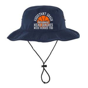 Assistant Coach Because Head Coaches Need Heroes Too Legacy Cool Fit Booney Bucket Hat