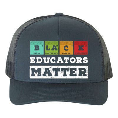 African Culture Black Educators Matter Chemistry Teacher Gift Yupoong Adult 5-Panel Trucker Hat