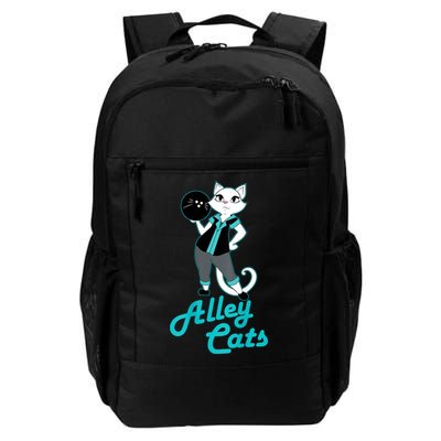 Alley Cats Bowling Team Ladies Backside Print Backpack