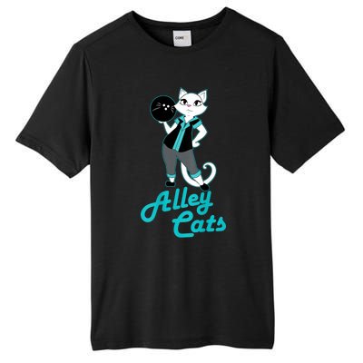 Alley Cats Bowling Team Ladies Backside Print Tall Fusion ChromaSoft Performance T-Shirt