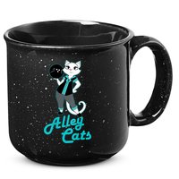 Alley Cats Bowling Team Ladies Backside Print 15oz Campfire Ceramic Mug