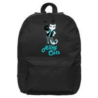Alley Cats Bowling Team Ladies Backside Print 16 in Basic Backpack