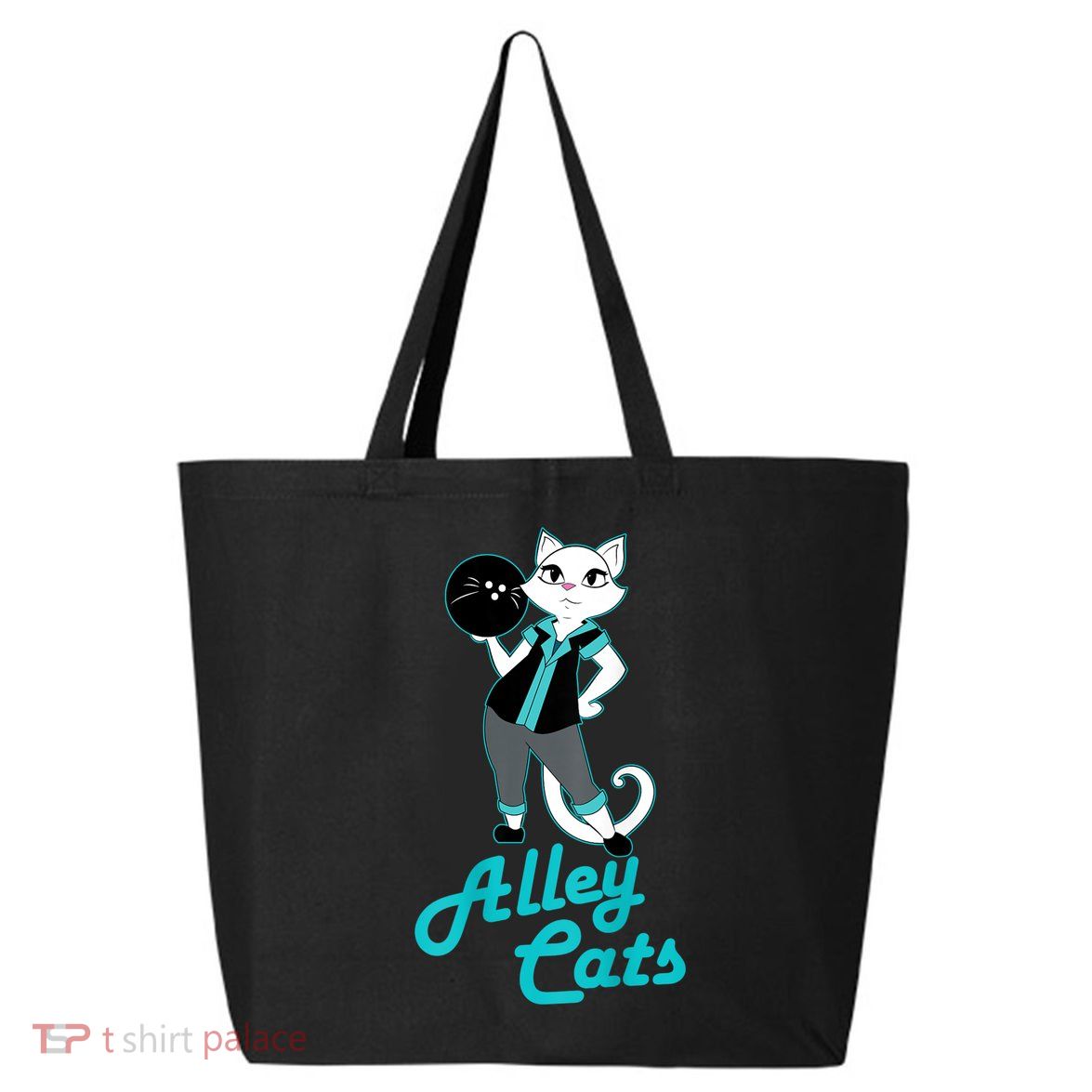 Alley Cats Bowling Team Ladies Backside Print 25L Jumbo Tote